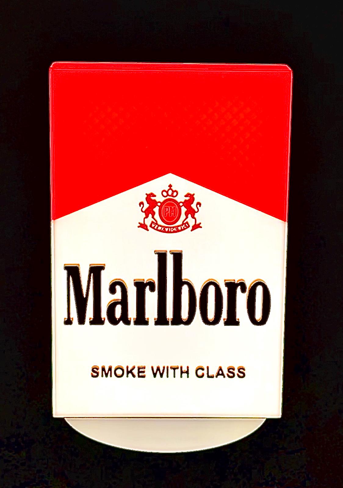 【送料無料】 Marlboro Led Sign - Etsy 彫刻・オブジェ