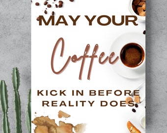 Coffee Art, Coffee Print, Coffee Graphic, Coffee Wall Art, Coffee Art Prints, Printable Wall Art, Coffee Digital PDF Download Print