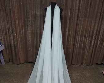 Sciarpa da sposa in chiffon