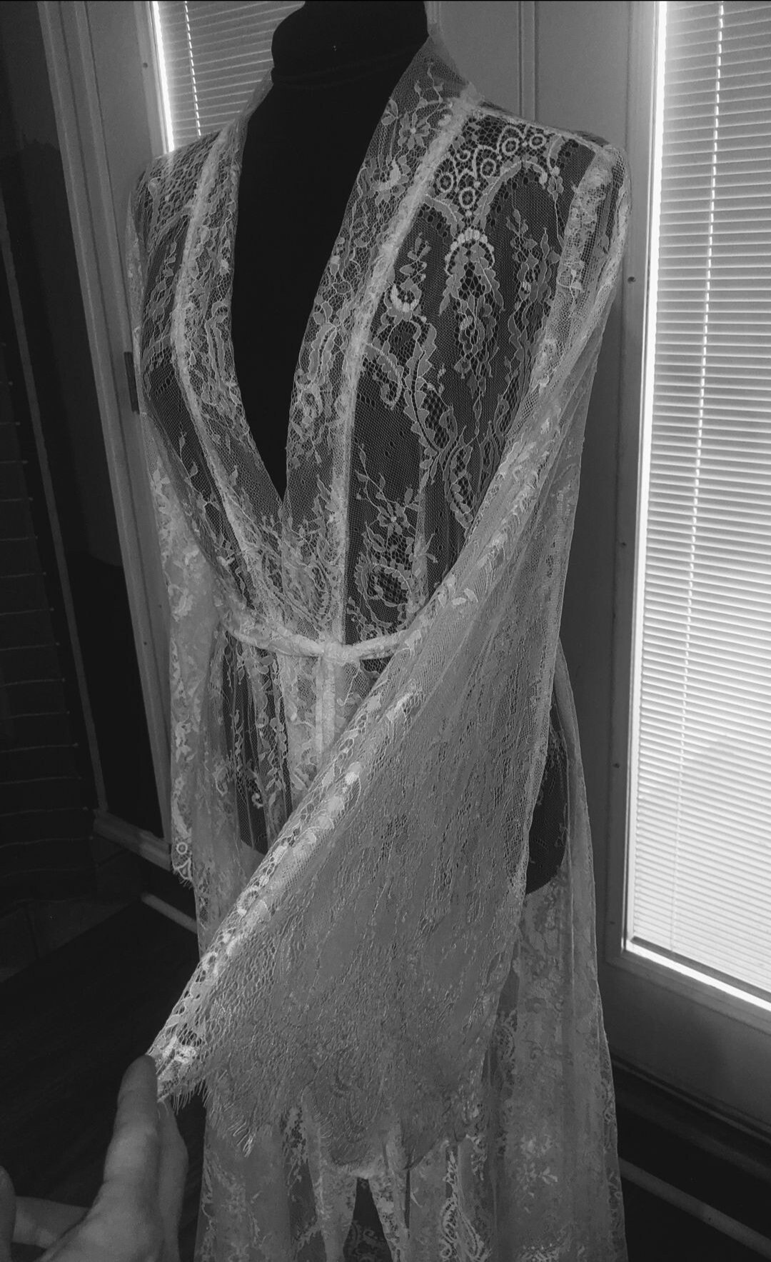 Lace Boudoir Robe - Etsy