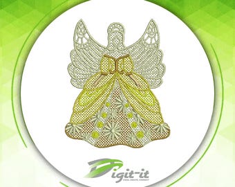 Angel FSL Digital Embroidery Design