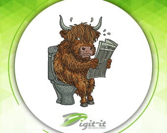 Diseño de bordado de MOO News