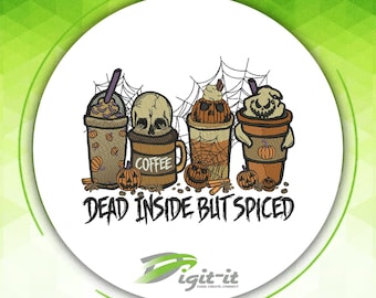 Halloween Drinks Digital Embroidery Design
