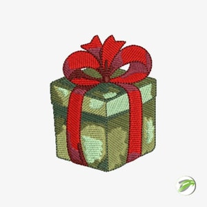 Christmas Gift Digital Embroidery Design