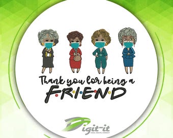 Golden Girls Embroidery Design