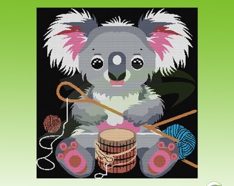 Koala Bear Cross Stitch