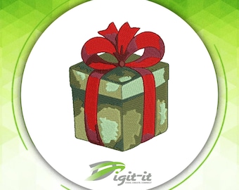Christmas Gift Digital Embroidery Design