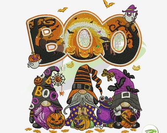 Boo Gnomes-borduurontwerp