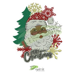 Christmas Santa Digital Embroidery Design