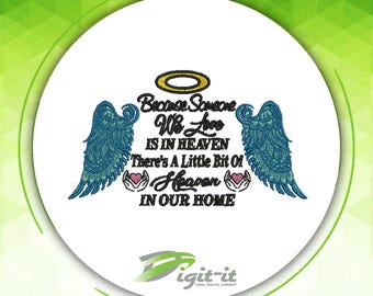 Heaven Wings Digital Embroidery Design