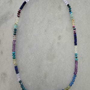 Loaded gemstone Sundance necklace