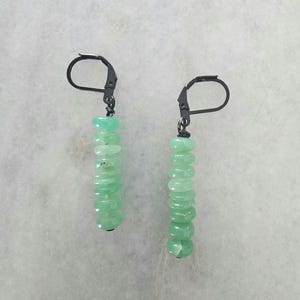 Chrysophrase dangle earrings
