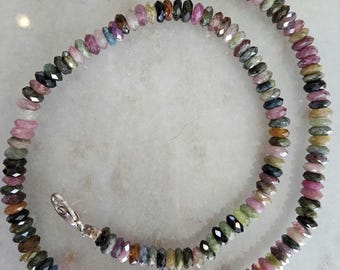 Watermelon Tourmaline necklace
