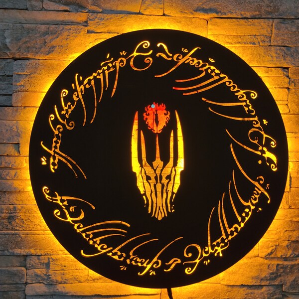Lord of Rings Led Sign - Etsy