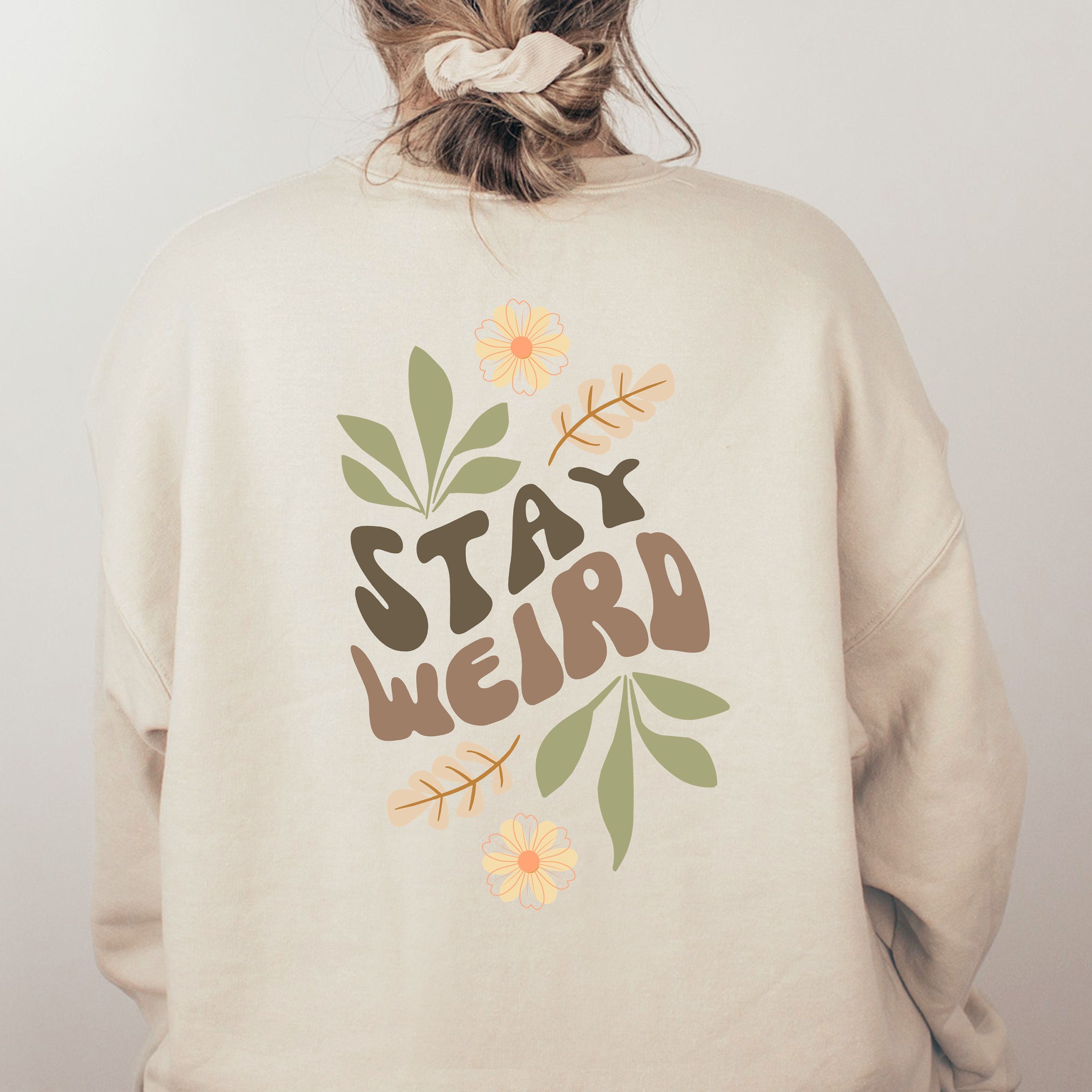 Stay Weird Mirror Sticker, Mirror Decoration, Positive Message, Mantra,  Vinyl Decal, Positive Gift 