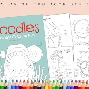 Hand-Drawn Anatomy Coloring Book: Educational Fun