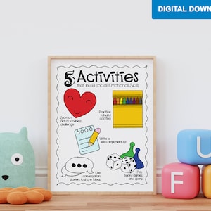 Emotional Learning Poster Set: Classroom Decor (PDF)