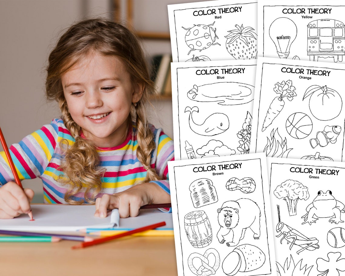 Color Theory School Posters PDF Color Wheel Poster Teacher Poster Decor