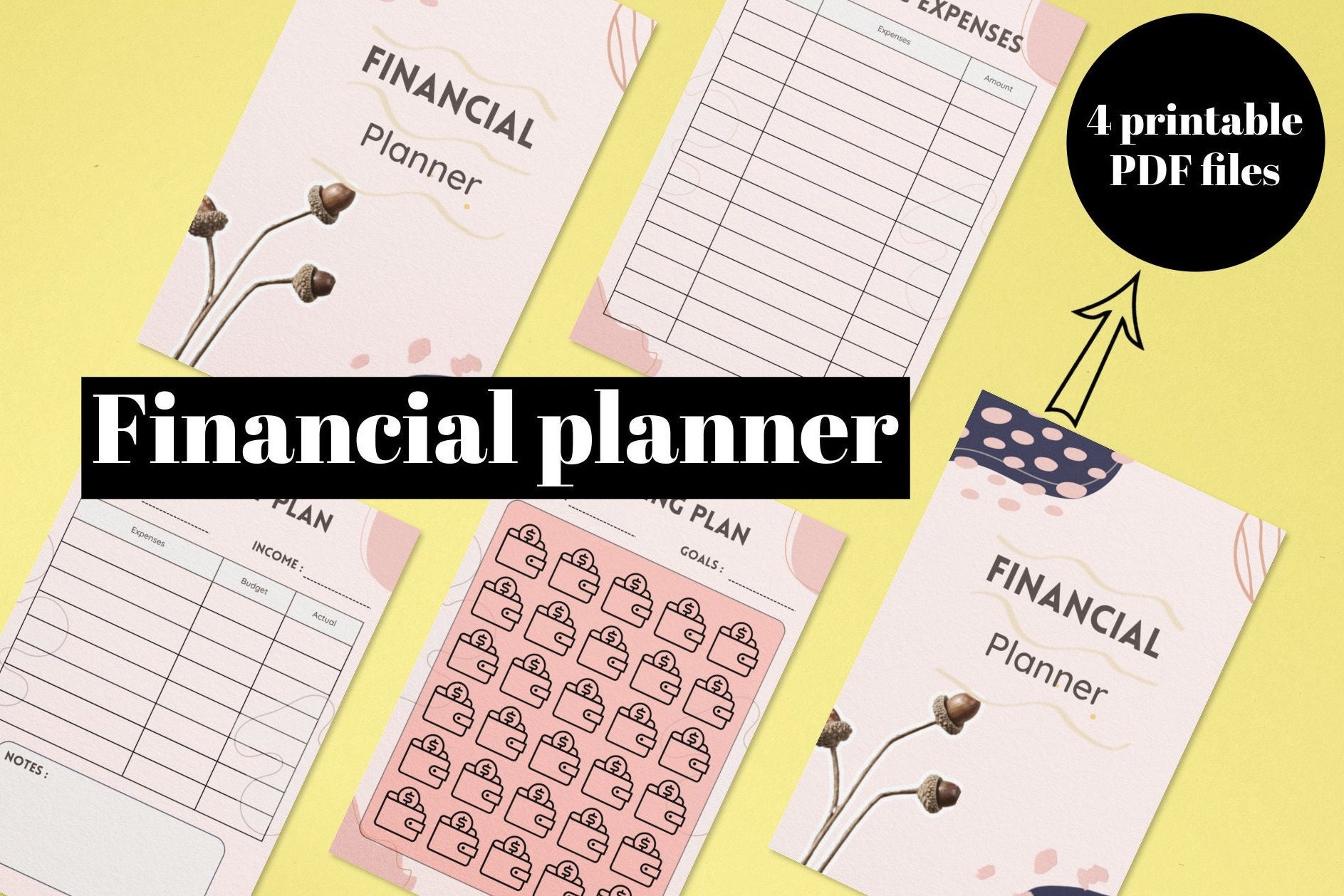 Ultimate 2024 Budget Planner Digital & Printable Financial Planner