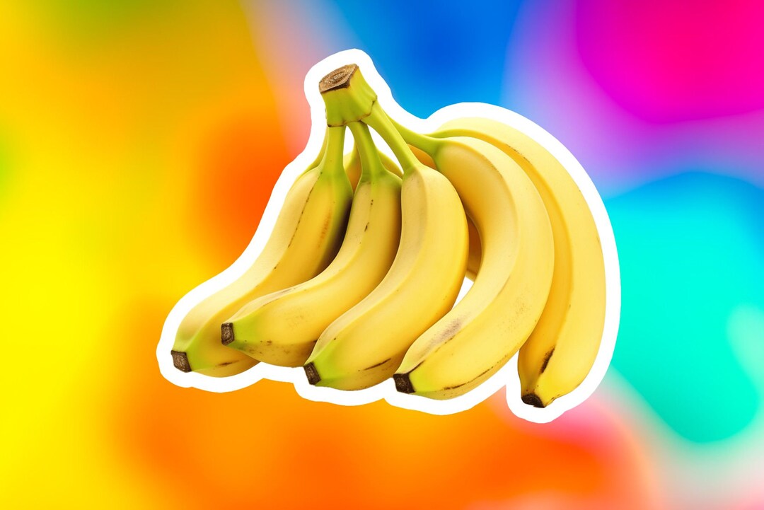 Banana Sticker - Etsy
