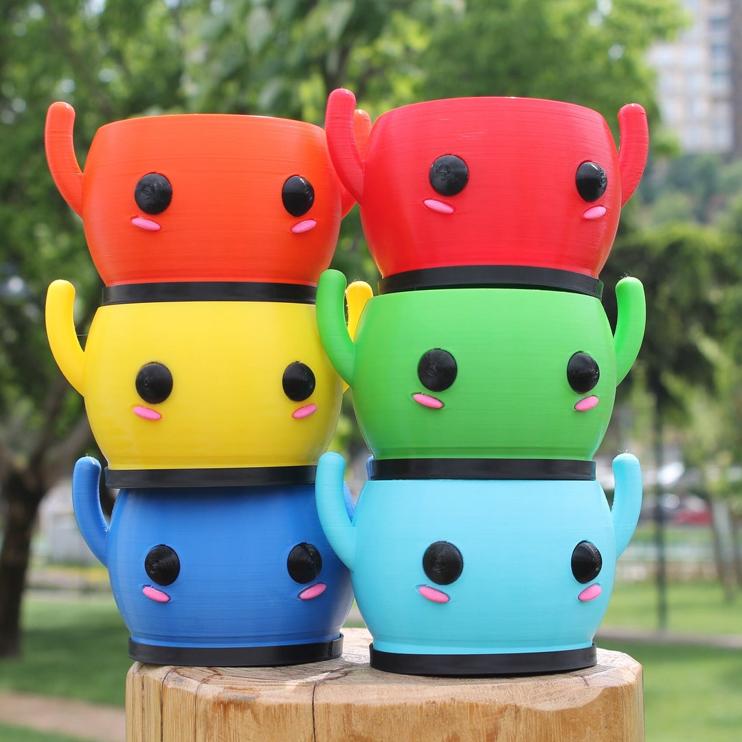 Stardew Valley Planter, Stardew Valley Game Junimo Planter, Cute Junimo