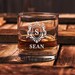 Personalized Engraved Whiskey Glass Custom Engraved Scotch Monogrammed Glass Gifts for Him ...