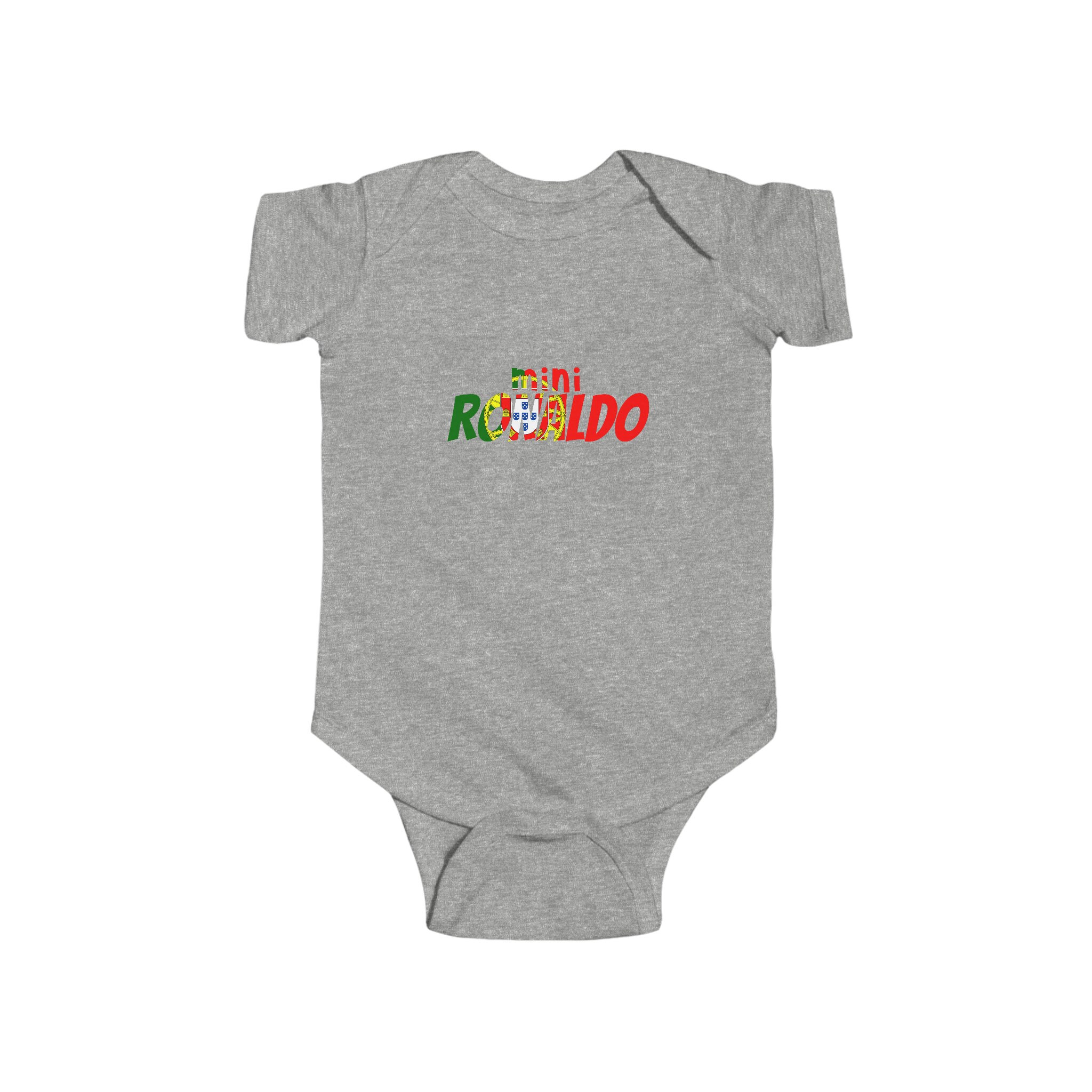 mini RONALDO Soccer Infant Onesie - Bodysuit  - Portugal - Cristiano Ronaldo Football - Futbol - Baby - Newborn