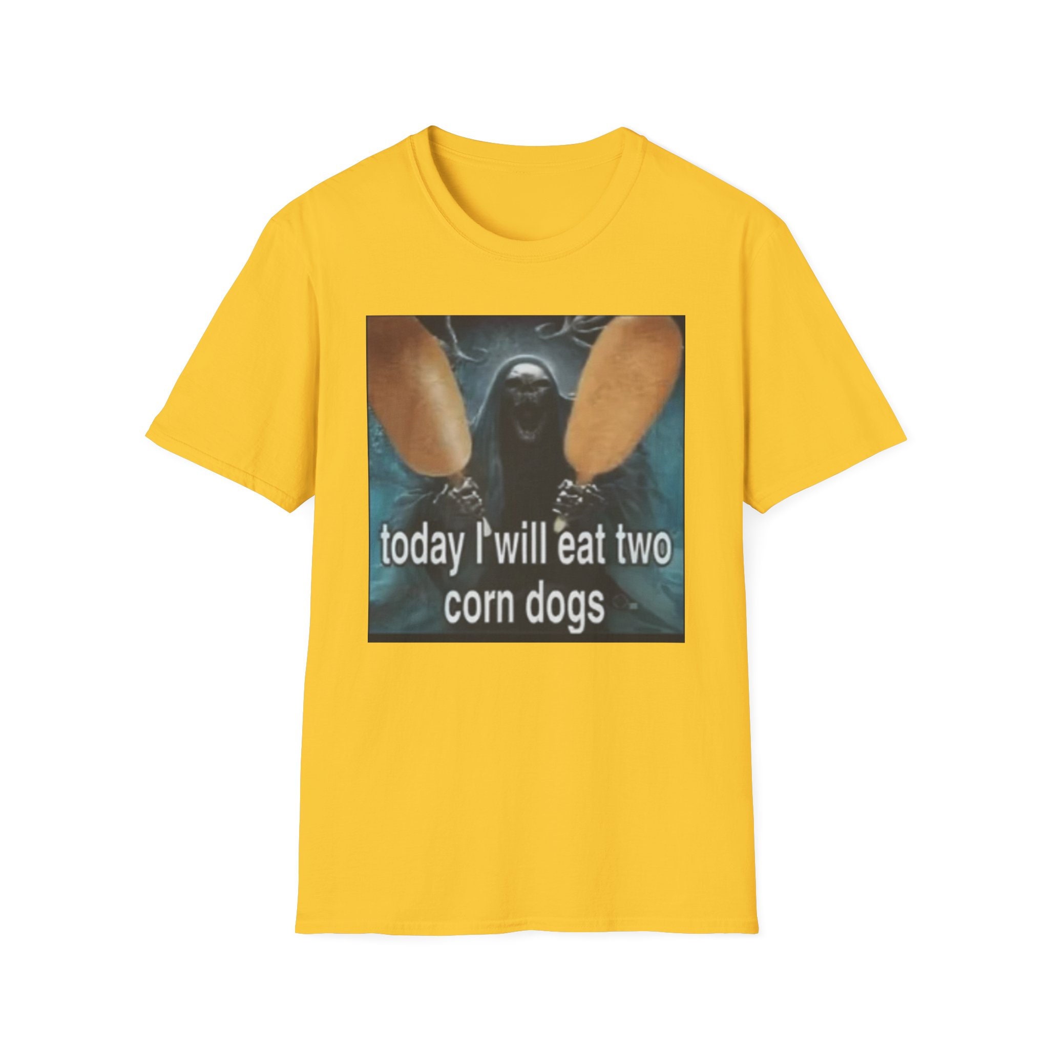 Today I Will Eat Two Corn Dogs Meme Tshirt Funny Tshirts, Meme Shirts