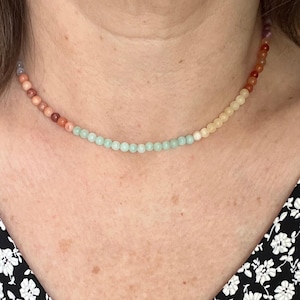 Collar del zodiaco para mujer en perlas naturales, collar de nacimiento astrológico según tu carta natal, una idea de regalo original