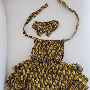 Robe en pagne pour bébé shop