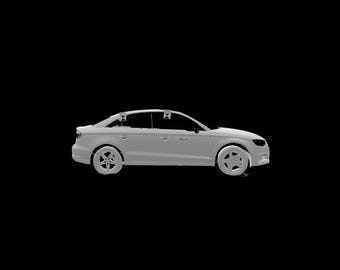Escaneo 3D del Audi A3 (8V)