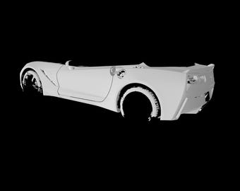Escaneo 3D del Chevrolet Corvette C7