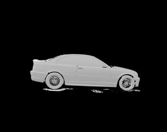 Escaneo 3D del BMW E46 Coupé
