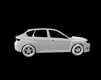 Subaru Impreza '2007-2013 Escaneo 3D
