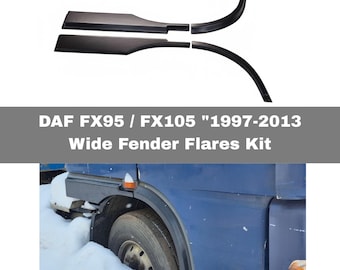 Guardabarros DAF XF95 XF105: Pasos de rueda anchos, guardabarros de plástico ABS