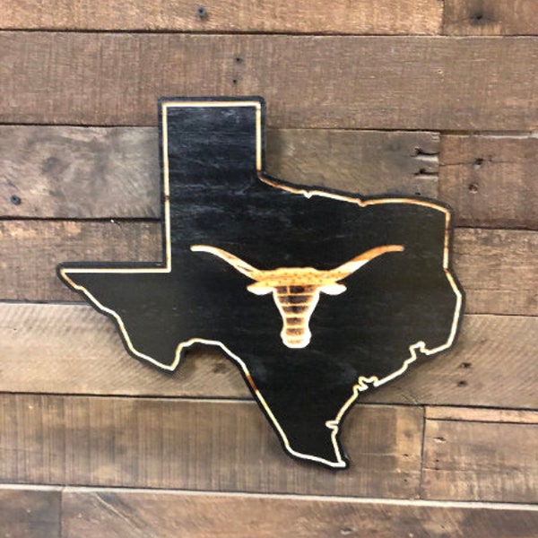 Texas Rustic Sign Texas Wood Sign - Etsy
