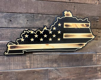 Kentucky American Flag