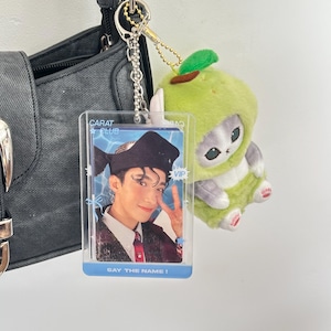 SEVENTEEN Kpop doppelseitiger Bias-Fotokartenhalter | koreanisches Idol, Transparent Acryl, Sammelmappe, Sammelbuch, Kpop Accessoire, Merch