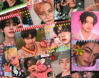 Japanese Purikura Style Kpop Enhypen Sticker Sheet | Kawaii Stationery, Korean, Mailing stickers, Kpop Stickers, Journal, Poca, Polco