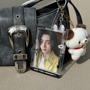 Enhypen Engene Kpop porte-clés acrylique pour carte photo | Cadre photo coréen, cadeau mignon, accessoires pour cartes photo, cartable, merchandising, Poca