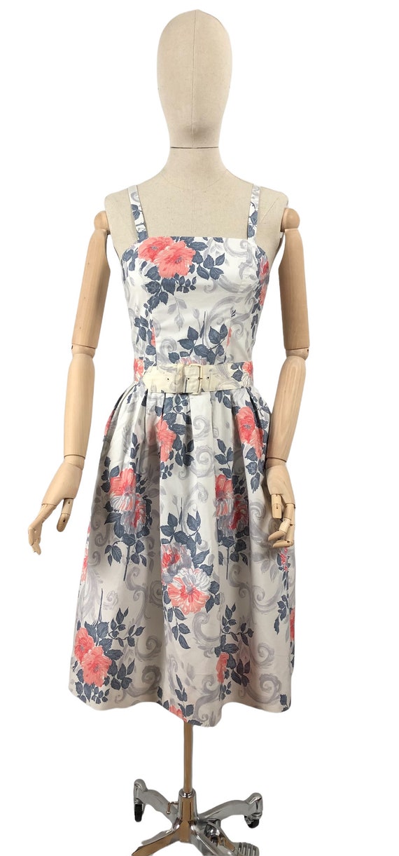 1950's Horrockses Belted Dress and Bolero Set wit… - image 3