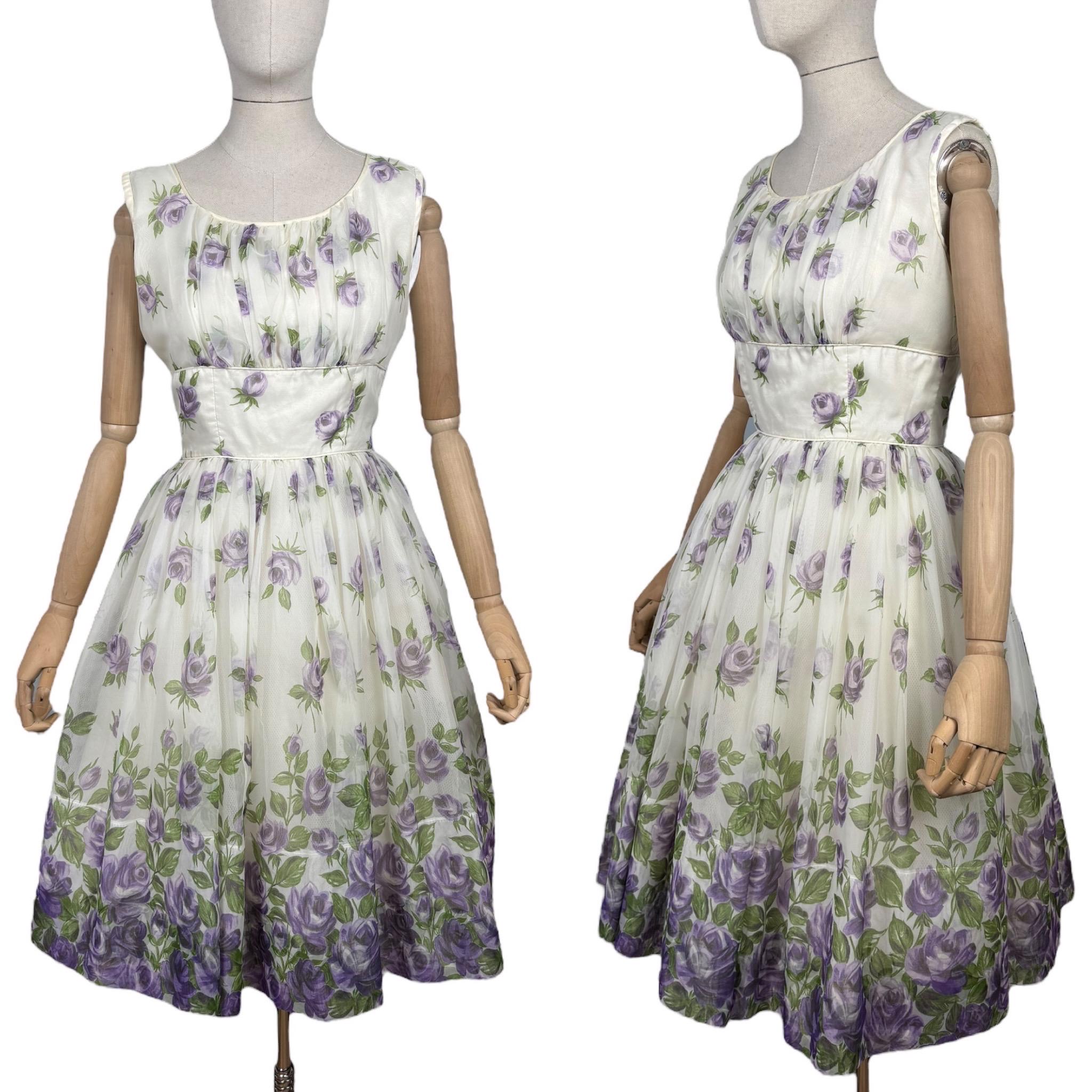 【soor ploom】FlutterDress RosebudPrint 2Y soor ploom】FlutterDress RosebudPrint 2Y