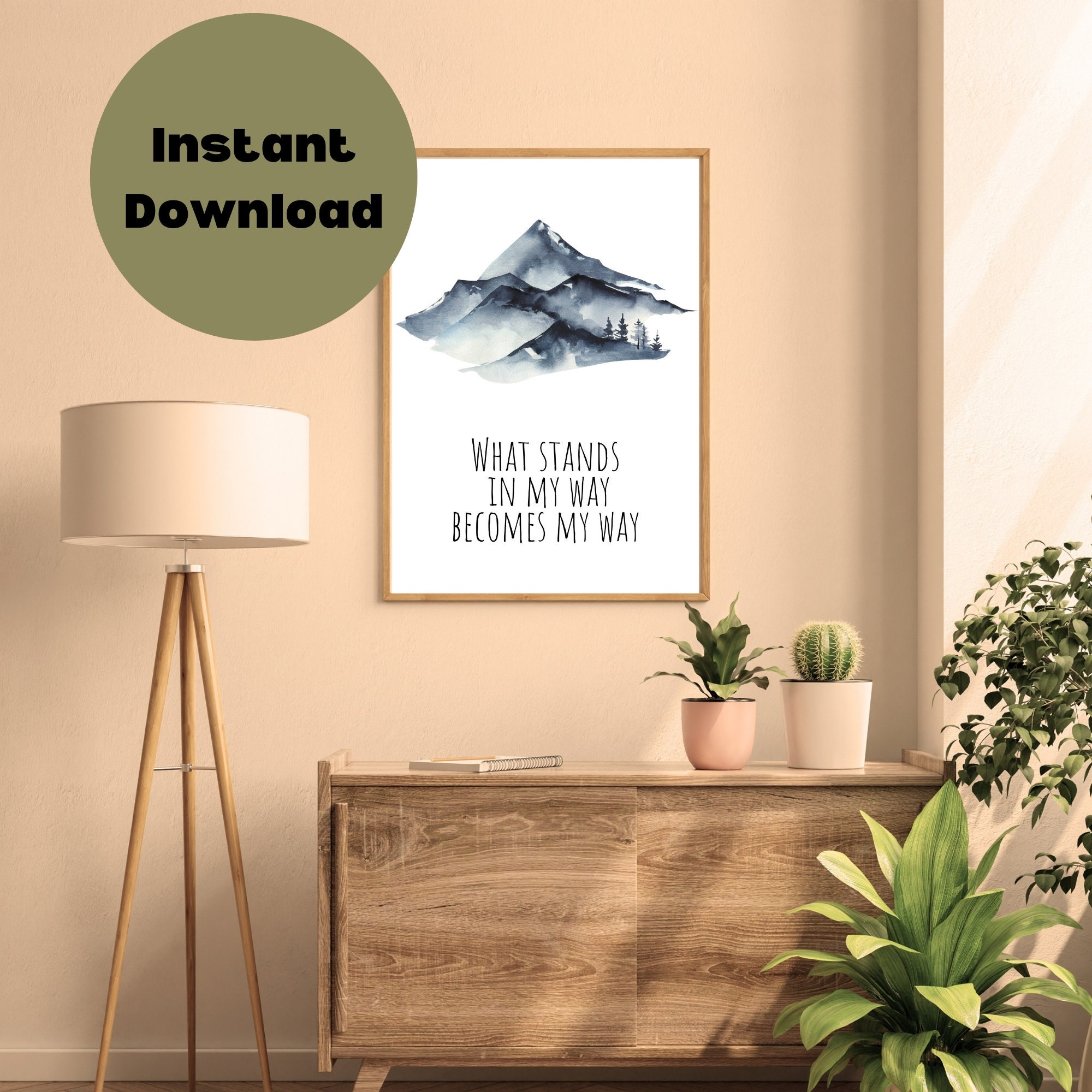 Printable Motivational Wall Art for Office, Minimalist Art Print Inspirational Poster Life Coach ...