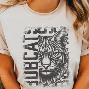Bobcat Mascot Graphic T-Shirt | School Spirit Game Day Tee