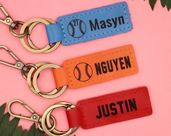 Baseball Keychain, BASEBALL MOM, Baseball Team Gifts, Baseball Senior Night Gifts, Personalized Baseball Gifts, Baseball Banquet