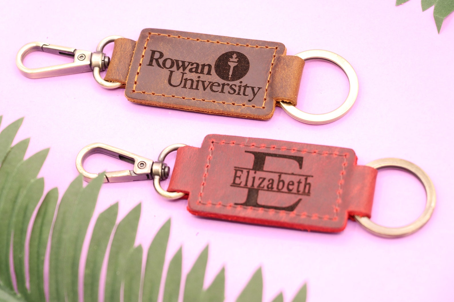 UNIVERSITY KEY CHAIN, College Collegiate Sport Team Key Fob, Any ...
