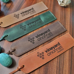 15 stuks gepersonaliseerde bladwijzer bedrijfslogo, bladwijzer collega's cadeau, aangepast cadeau werknemer, bladwijzer, bladwijzer, bibliotheekpers uitgever bedrijf bladwijzer