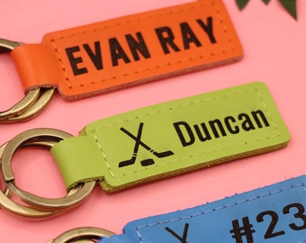 Hockey Gift, Hockey Keychain, Personalized Hockey, Hockey Keychain, Hockey Player, Field Hockey, Women, Men, Women, Hockey Team, Coach