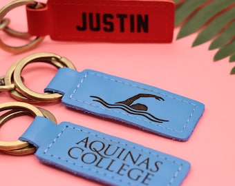 Personalized Swim Gifts for Boys - Swimmer Keychain - Swimmer Gift - Swimmer Team Gifts - Senior Night Gift