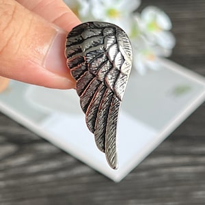 1pc Stainless Steel Lovely Wing Pendant-Men&#39;s Jewelry-Unisex Wings-Angel&#39;s Wing Necklace Pendant Charm Supply